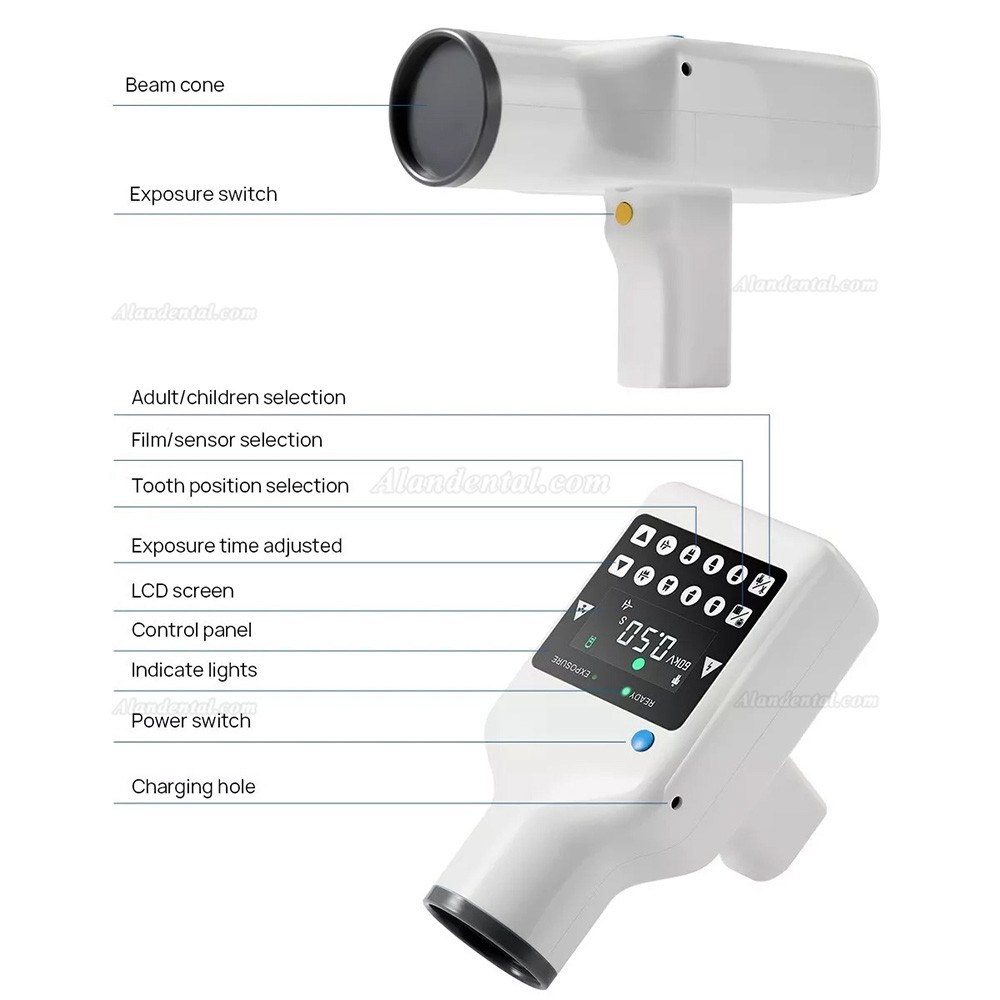 Dental Portable Xray Imaging Unit High Frequency Digital X-ray Machine RAY-221